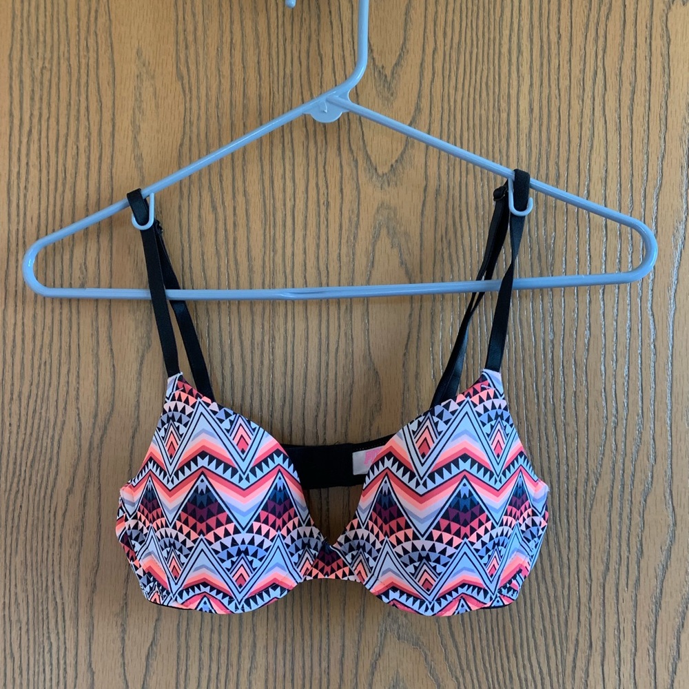 Pink bra